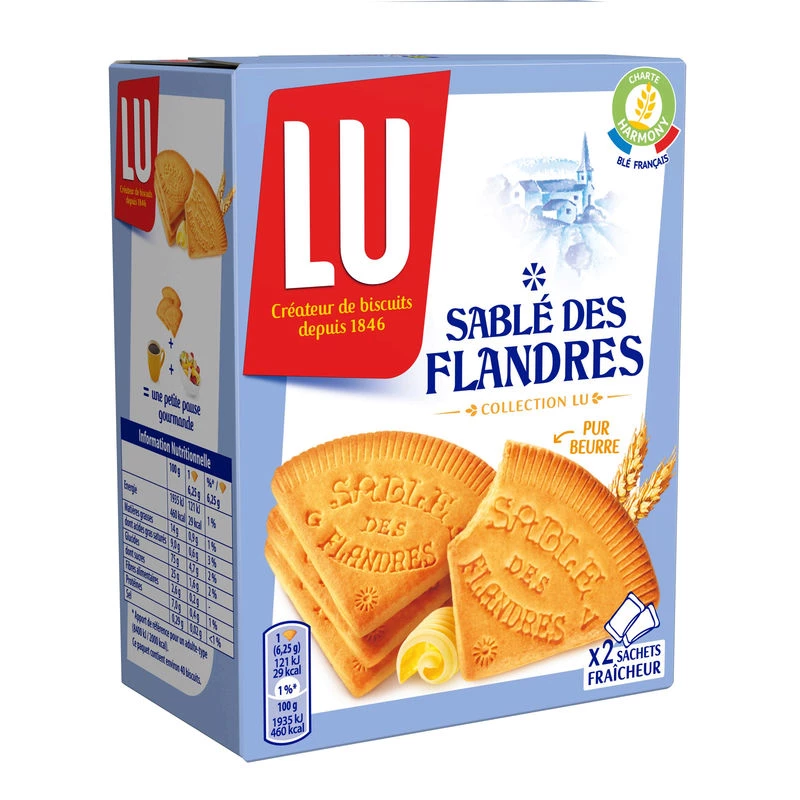 Песочное печенье Flanders 250г - LU