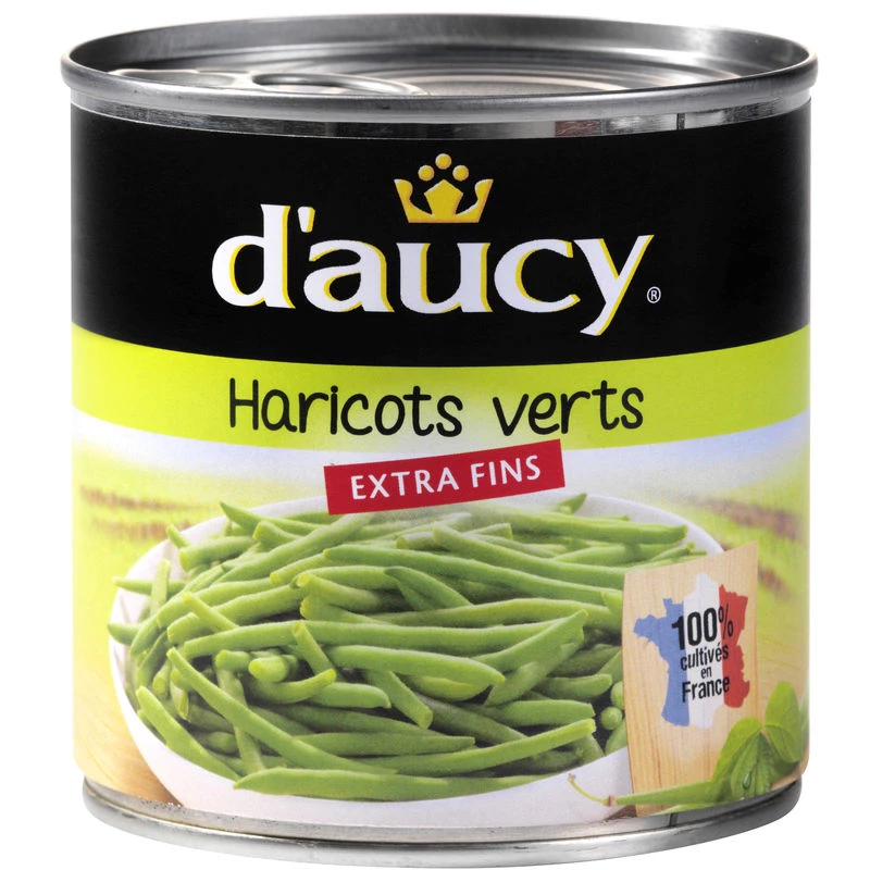 Haricots Verts Extra Fins 220g - D'AUCY