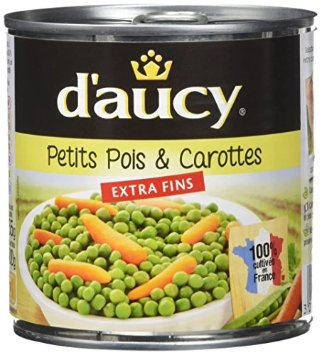 Extra Fine Peas & Carrots, 265g - D'AUCY