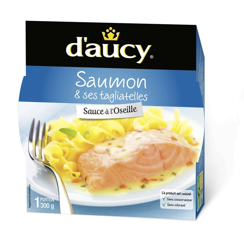 Salmon and Tagliatelle, 300g - DAUCY