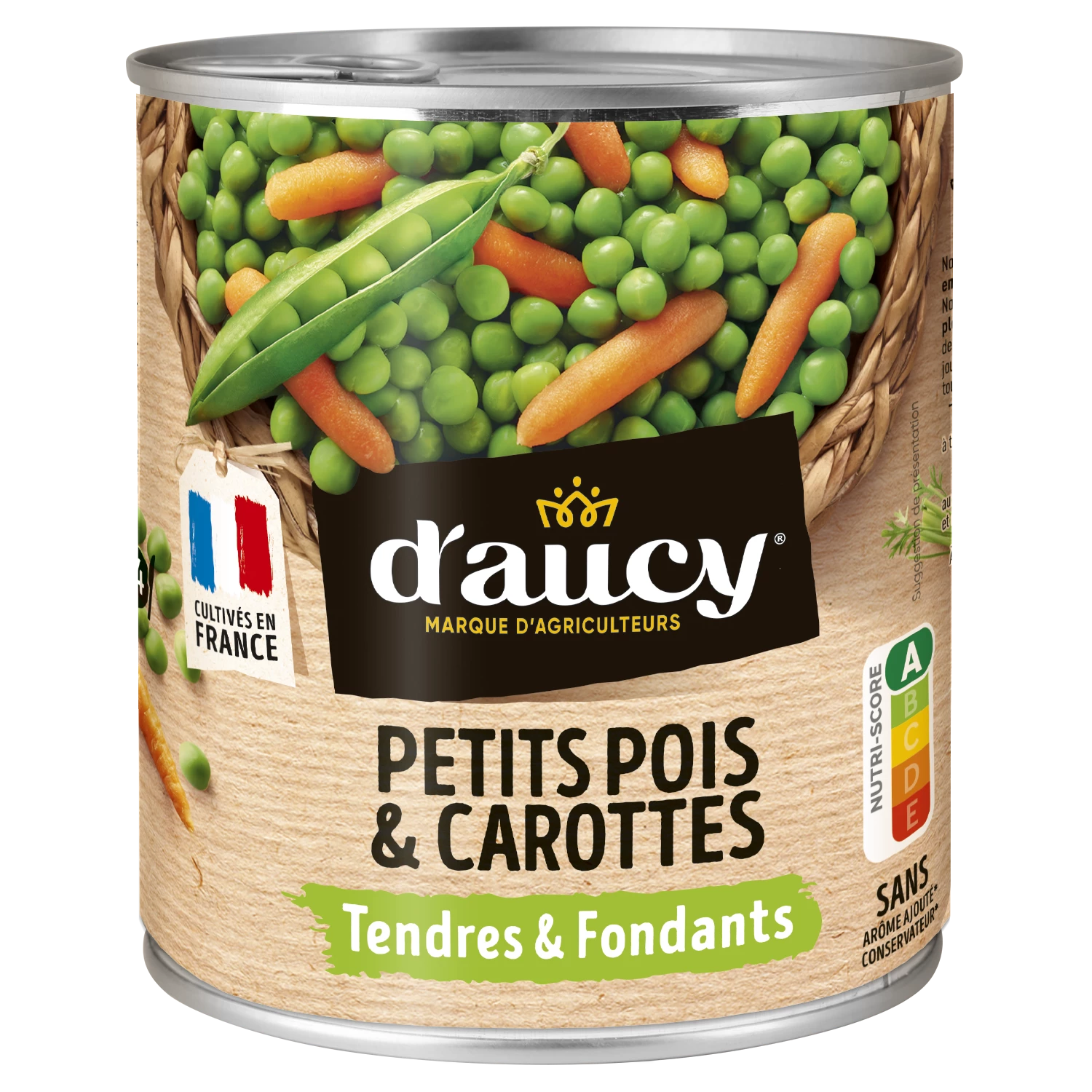Extra Tender Peas and Carrots, 530g -  D'AUCY