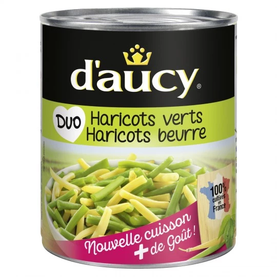 Duo Haricots verts/beurre Egouttés 455g - DAUCY