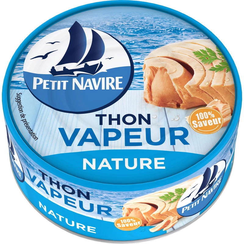 Natural Steamed Tuna, 130g - PETIT NAVIRE