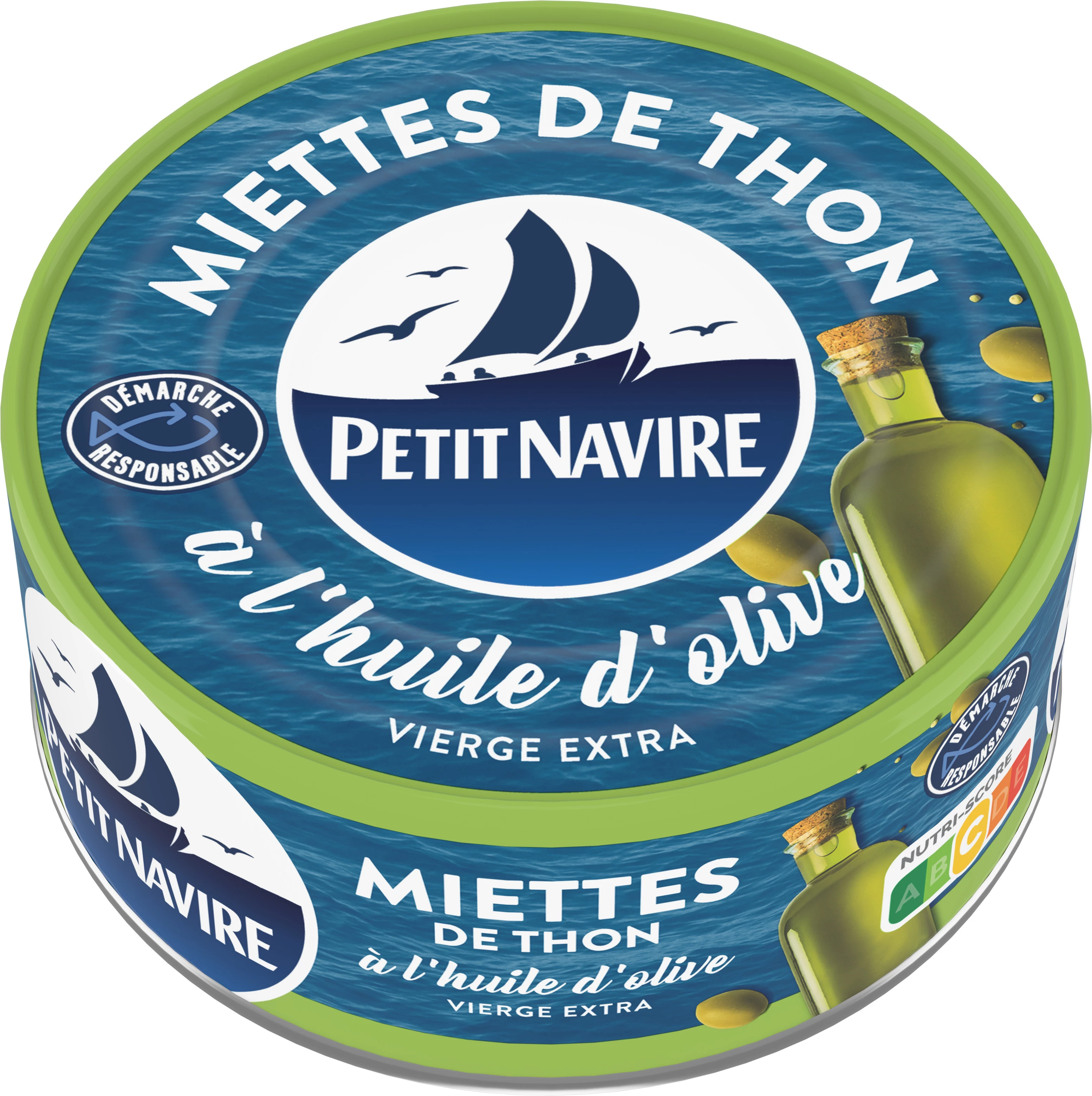 فتات التونة في زيت الزيتون البكر الممتاز، 104 جرام - PETIT NAVIRE