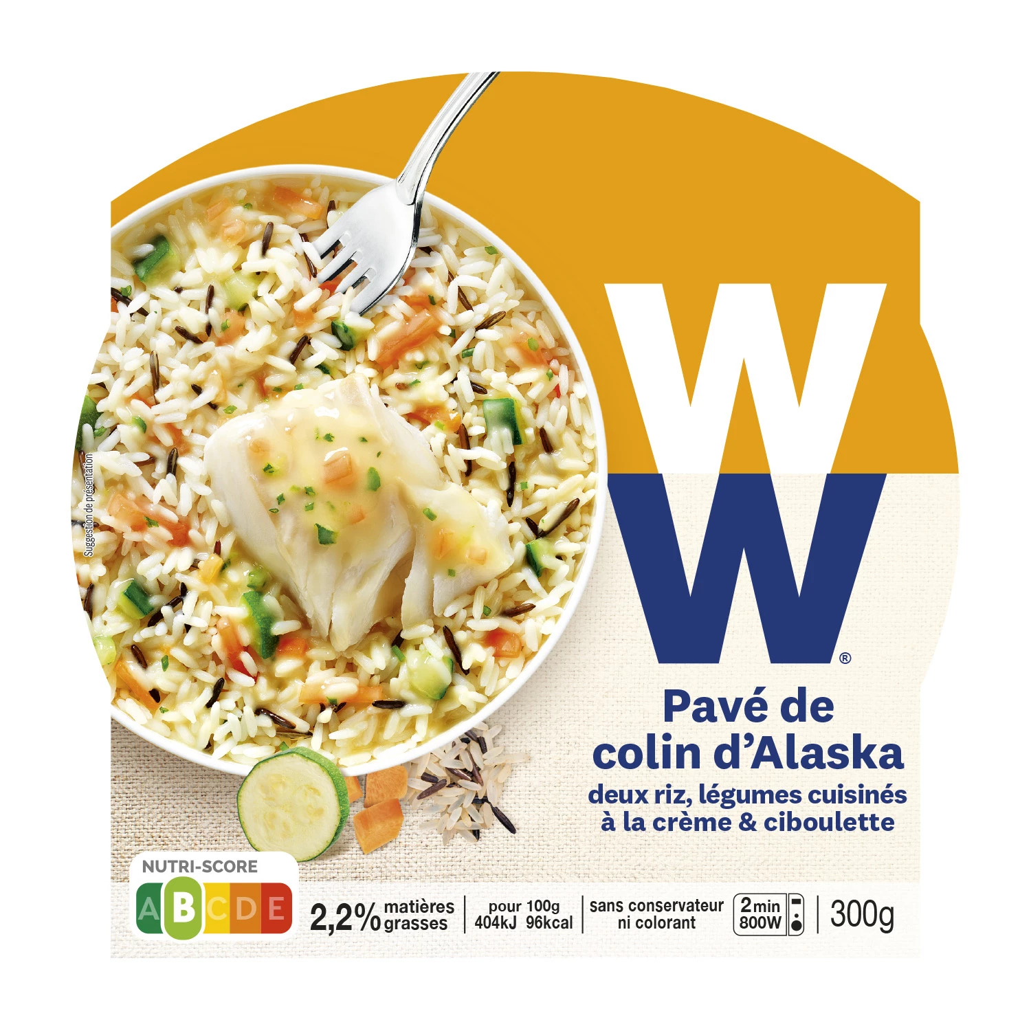 Ready Dish Colin Steak Small Vegetables Rice, 300g - WEIGHT WATCHERS