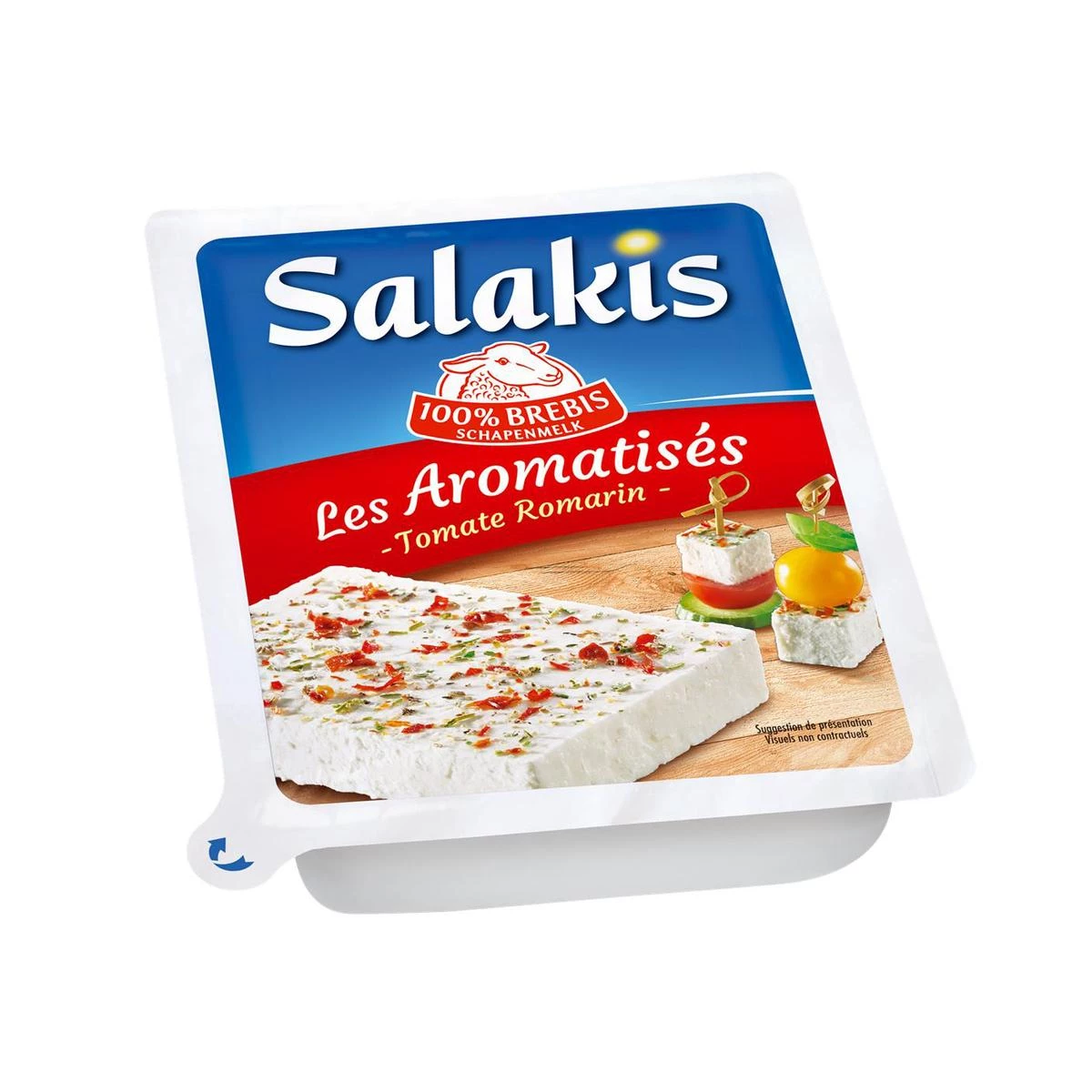 Queijo de Ovelha Tomate Alecrim 150g - Salakis