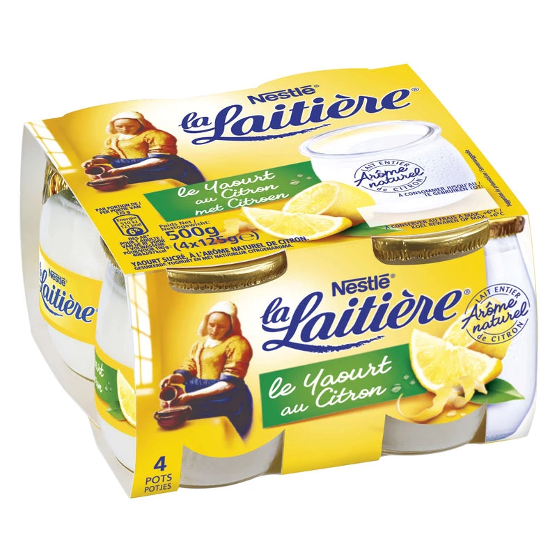 Iogurte sabor limão 4x125g - LA LAITIÈRE