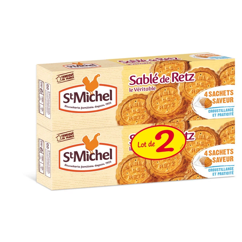 雷兹脆饼 2x120g - ST MICHEL