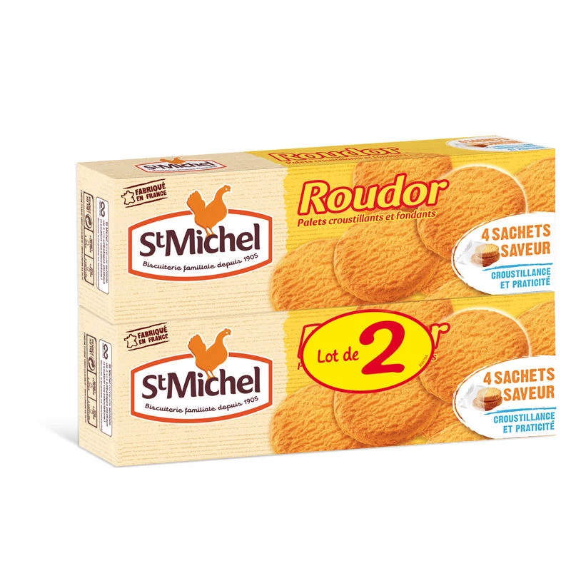 Biscuits palets Roudor 2x150g - ST MICHEL