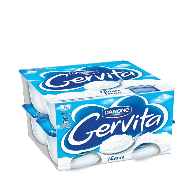 Sữa Chua Gervita Nature 8x100g - DANONE