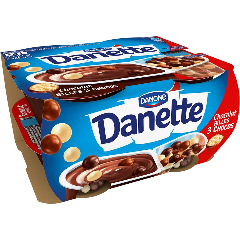 Sữa Chua Pop Choco 3 Danette Sôcôla 4x11 - DANONE