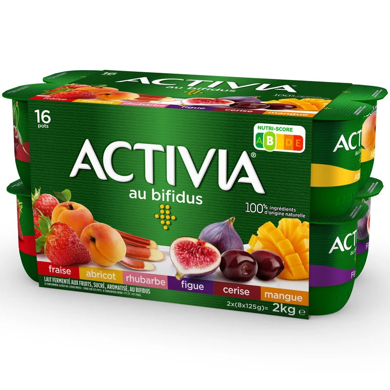 16 Joghurt mit Bifidusfrüchten - ACTIVIA
