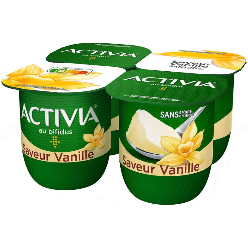 4 Yaourt vaniglia bifidus - ACTIVIA