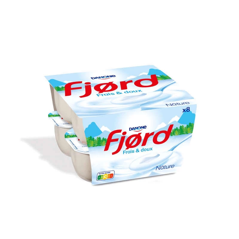 Yaourt Fromage Blanc Nature 8x125g - Fjord
