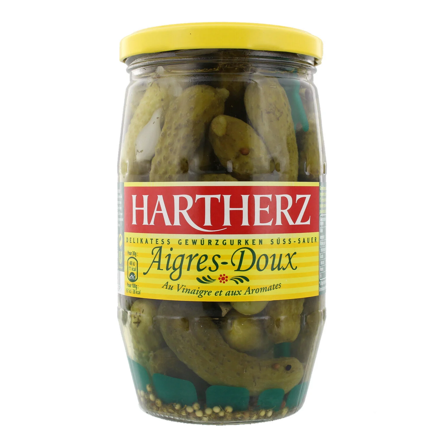 Sweet and sour pickles 380g - HATHERZ