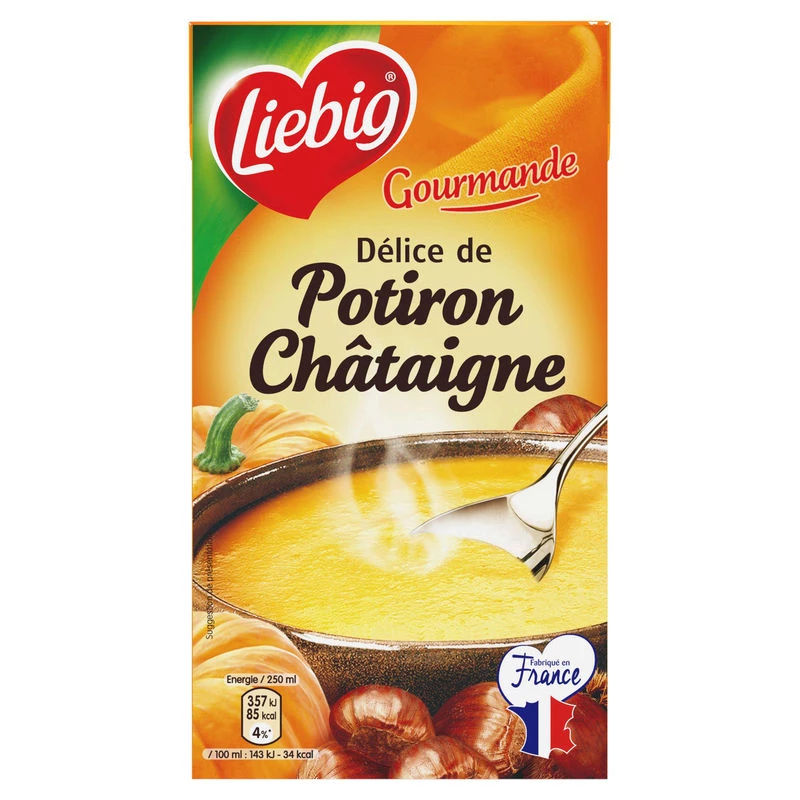 Soupe Délice de Potiron Châtaigne, 1l -LIEBIG