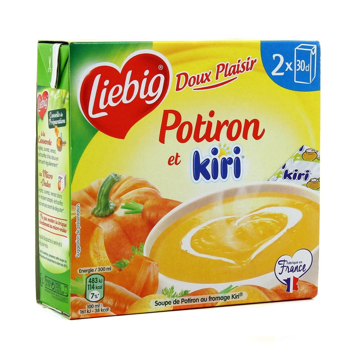Doux Plaisir Potiron et Kiri,  2X30cl - KIRI