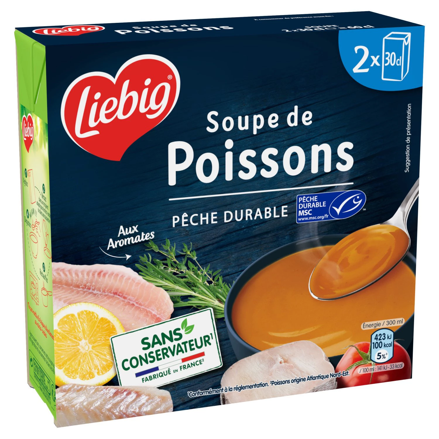 Soupe de Poissons, 2X30cl -LIEBIG