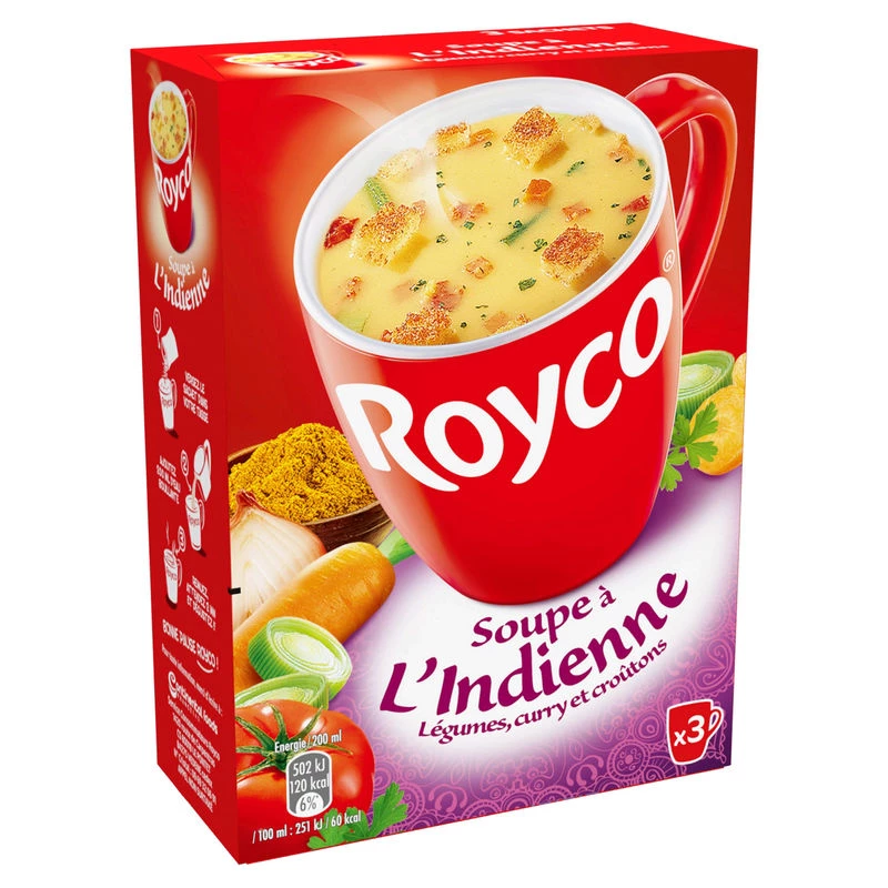 Sopa india, 3X20cl - ROYCO