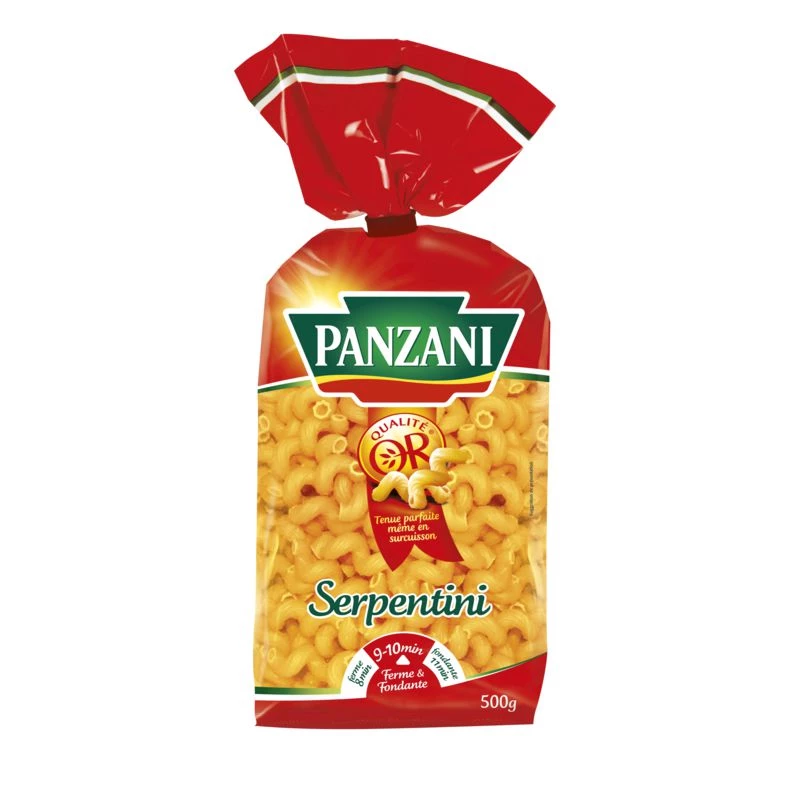 Serpentini-pasta, 500 g - PANZANI
