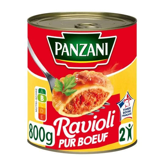 Plat Cuisiné Ravioli Pur Bœuf 800g - Panzani