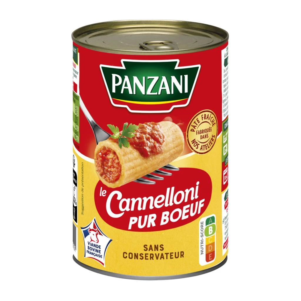 Plats Cuisiné Cannelloni Au Bœuf 400g - Panzani