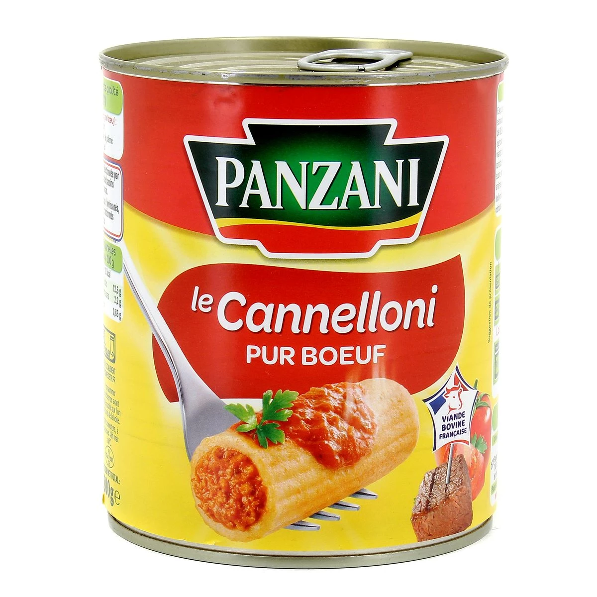 Plat Cuisiné Cannelloni Pur Bœuf 800g - Panzani