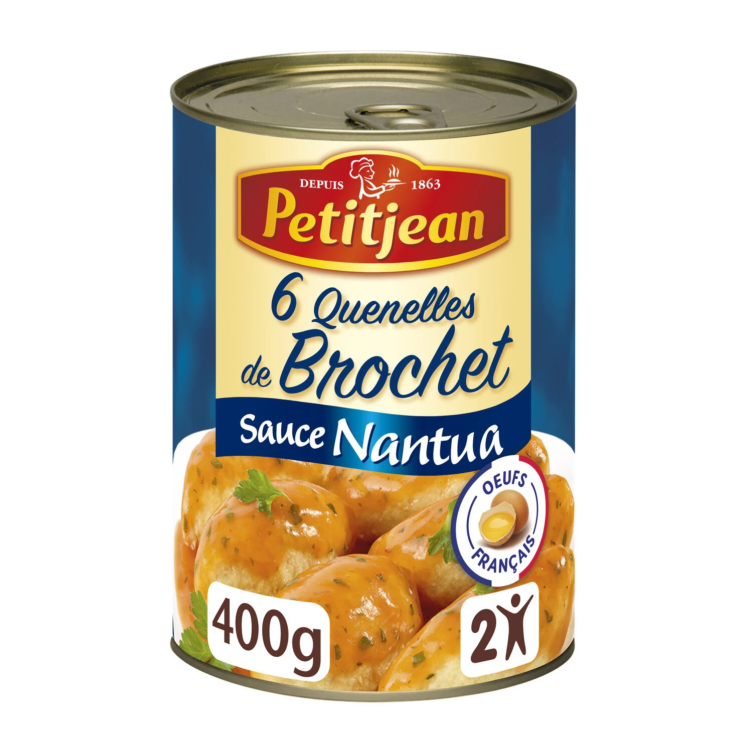 Plat Cuisiné Quenelles De Brochet Sauce Nantua 400g - Petit Jean