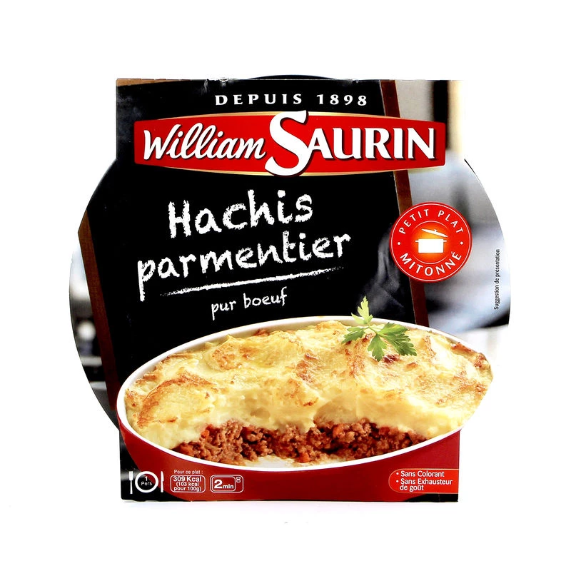 Reines Parmentier-Hasch vom Rind, 300 g - WILLIAM SAURIN