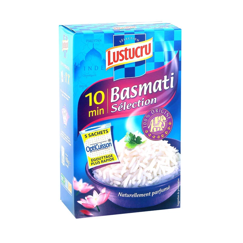 Lựa chọn Basmati, 5x180g - LUSTUCRU