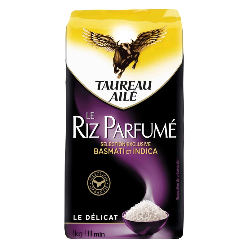 Riz Parfumé 11min 1kg - TAUREAU AILÉ