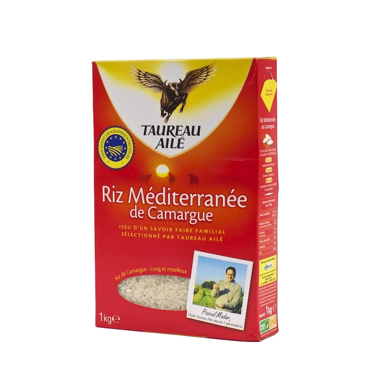Mediterranean rice from Camargue, 1kg - TAUREAU AILE