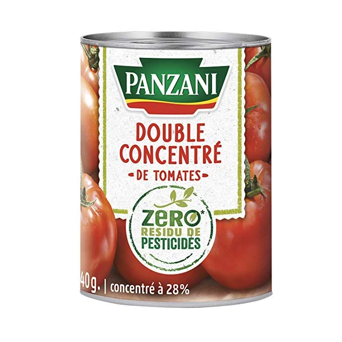 Duplo Concentrado de Tomate 0 agrotóxicos; 140g - PANZANI