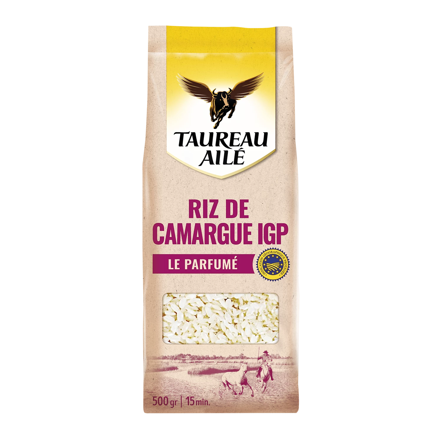 Fragrant Camargue Rice, 500g - TAUREAU AILE