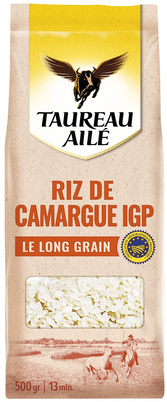 Gạo Dài Camargue, 500g -TAUREAU AILE