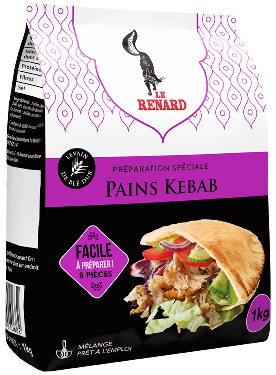 L Preparation Pains Kebab 1kg