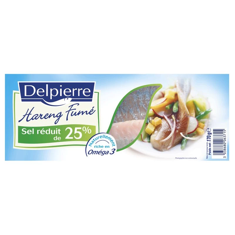 低盐鲱鱼片 170 克 - DELPIERRE