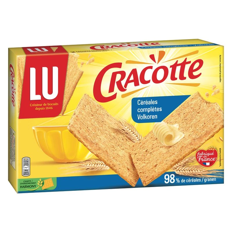 Wholemeal Cereal Cracottes 250g - LU