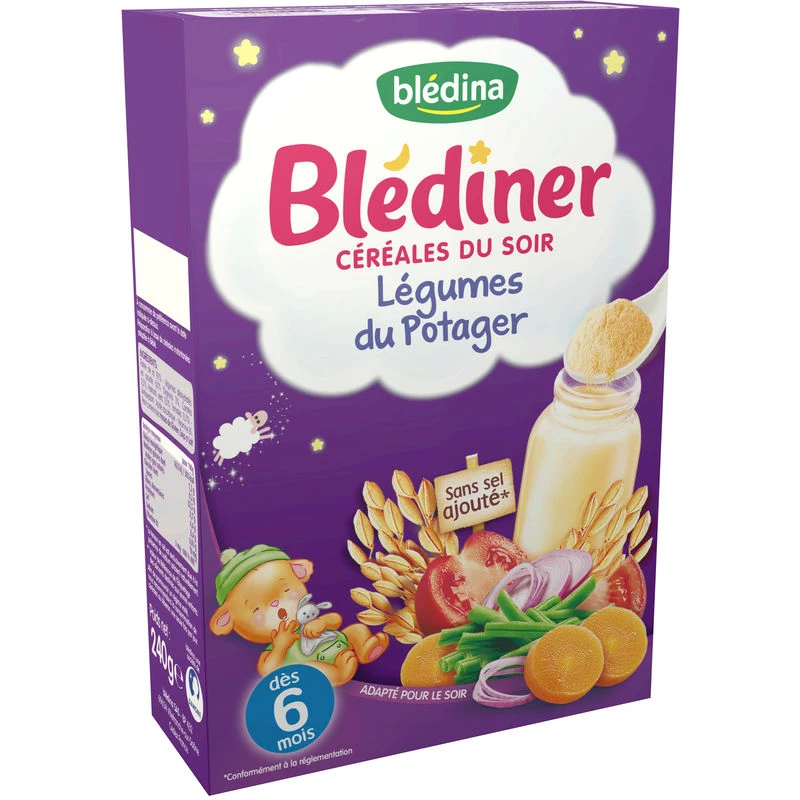 Rau Blédiner vườn rau từ 6 tháng 240g - BLEDINA