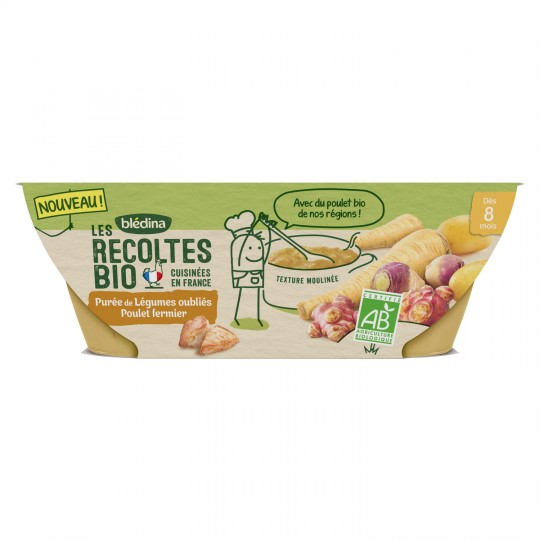 Petits Plats Bébé Popote Courgette Poulet Parmesan | 6 Gourdes De 180g, Texture Lisse, Dès 6 Mois, Bio - 7