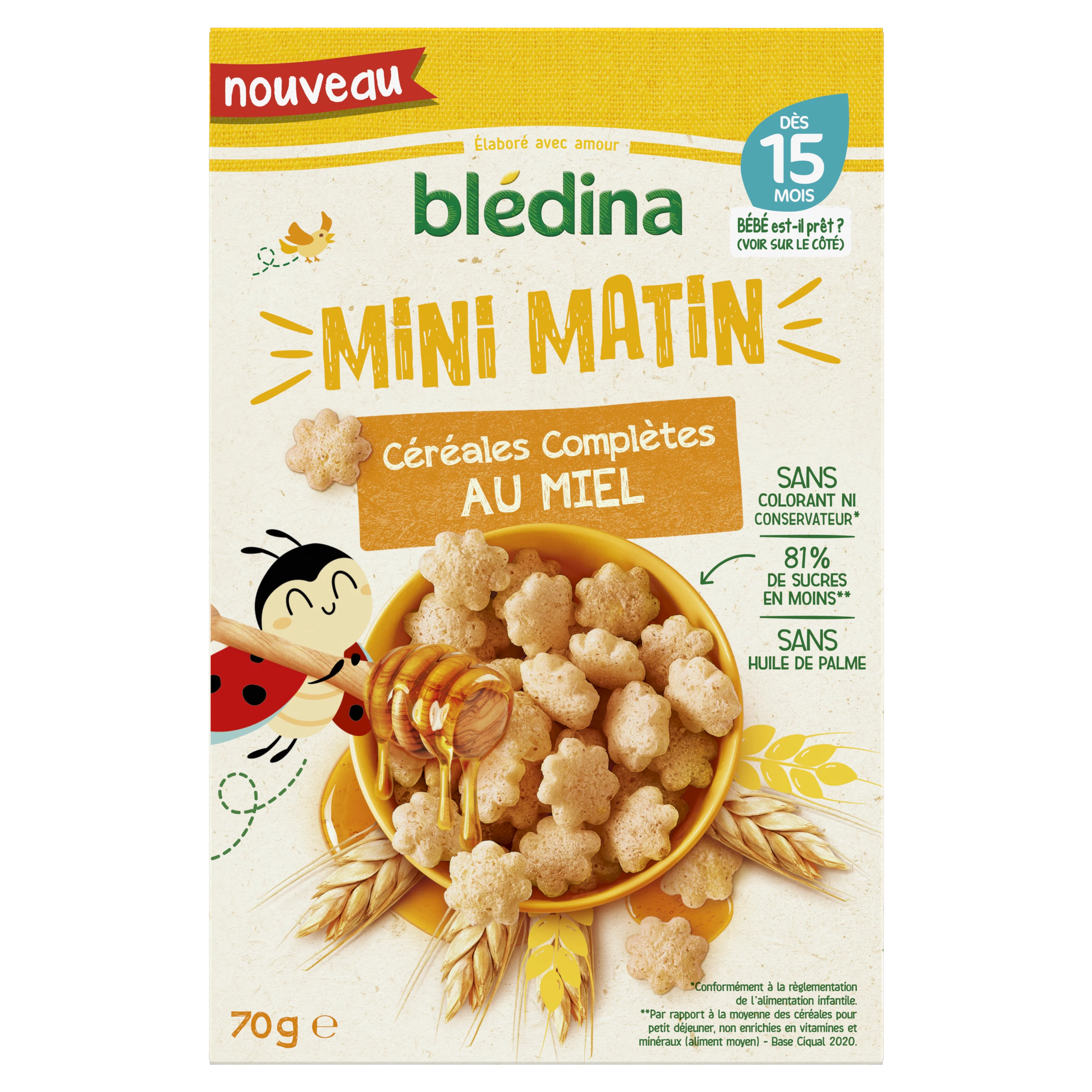 Blédina Blédine Croissance - Céréales Bébé Petit-Déjeuner - Saveur