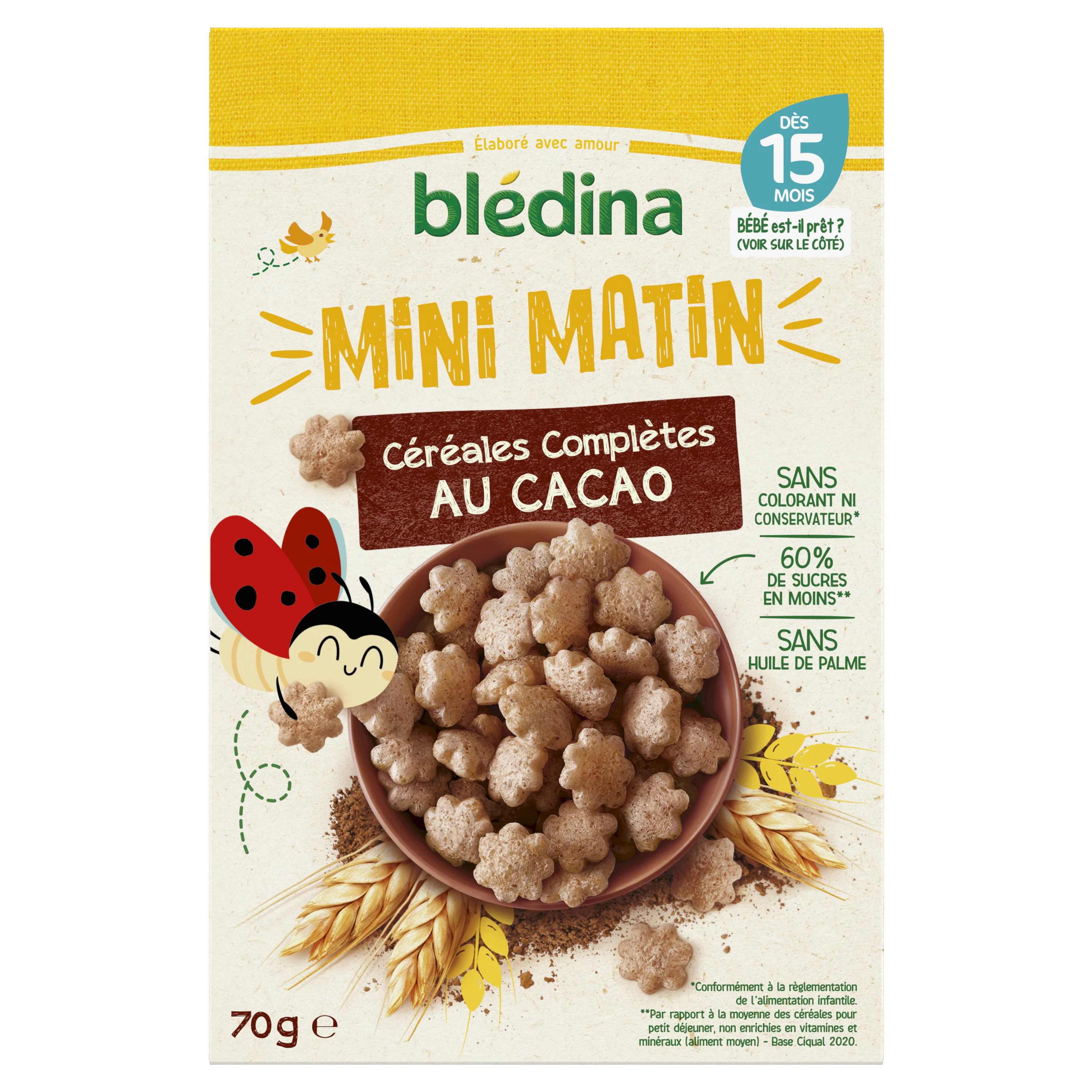 Babero Mini Mañana 70g Cer Cacao