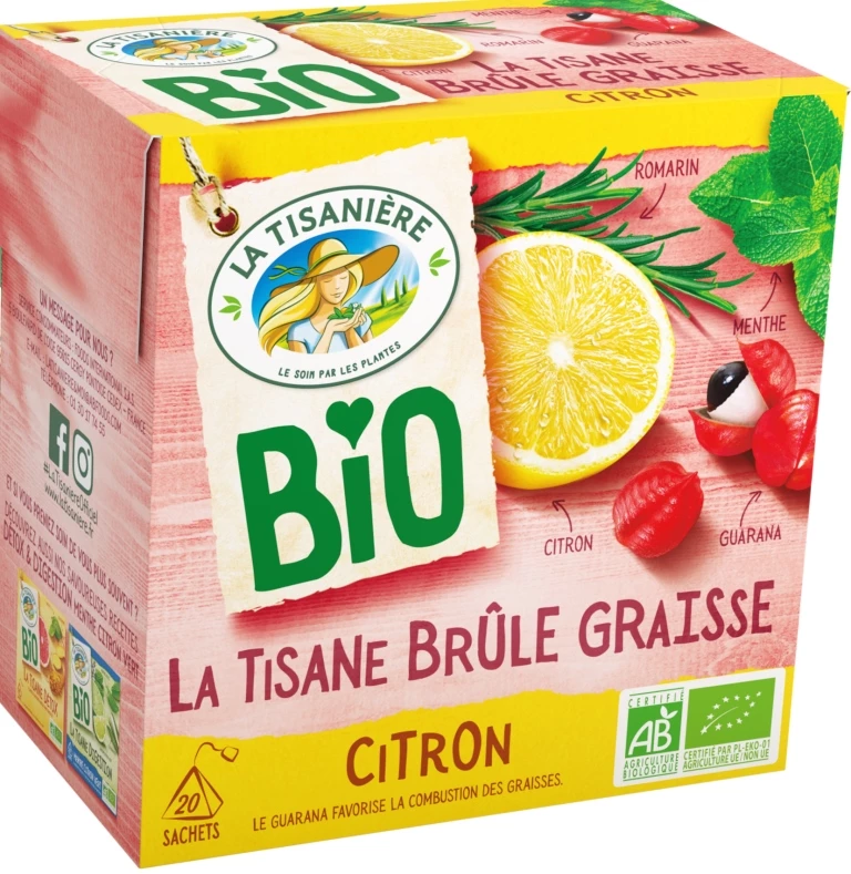 Tisaniere 20s Bg Citron Bio 30