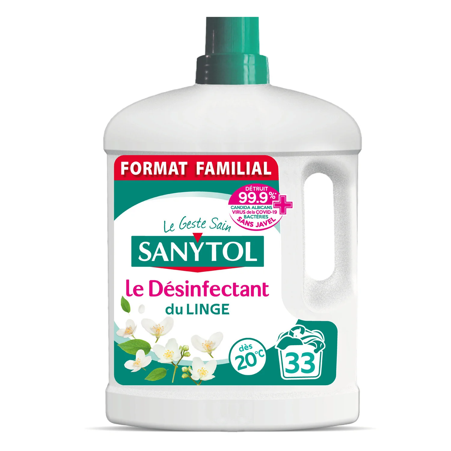 Désinfectant Du Linge Anti-odeurs Parfum Fleurs Blanches 1,5l - Sanytol