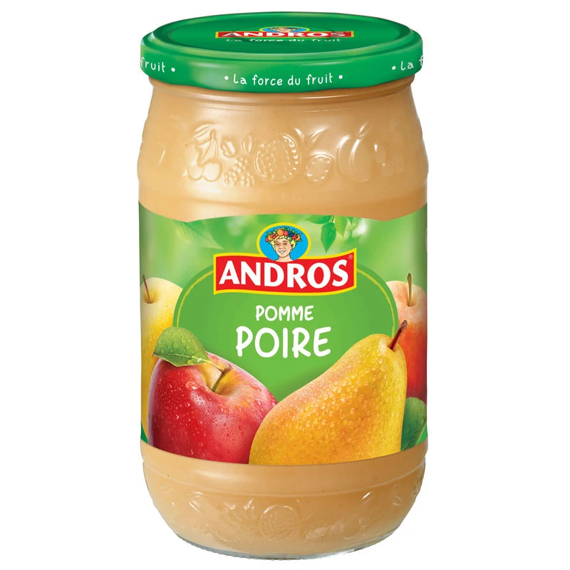 750g Compote Pomme Poire Andro