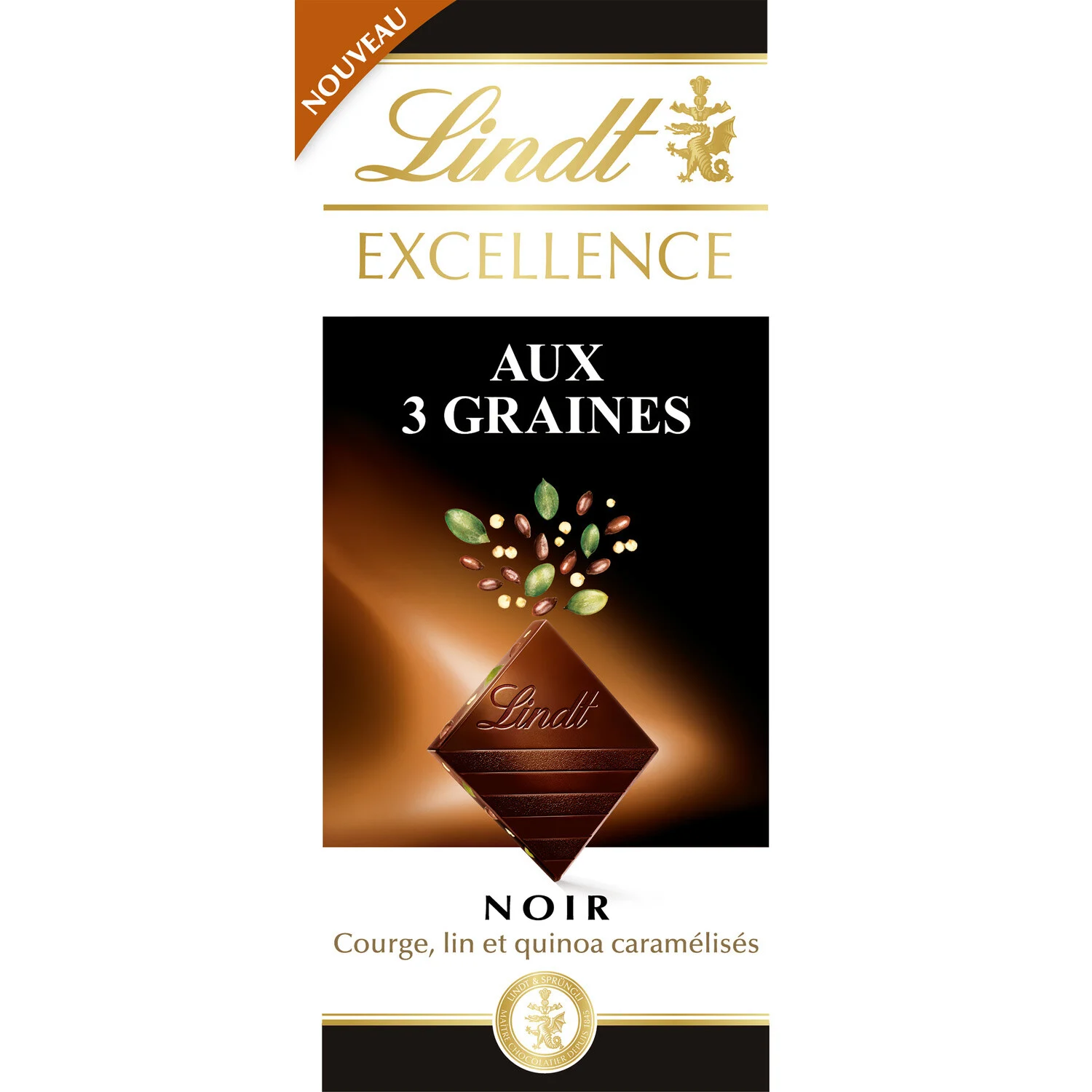 Excellence Noir Aux Trois Graines 片剂 100 G