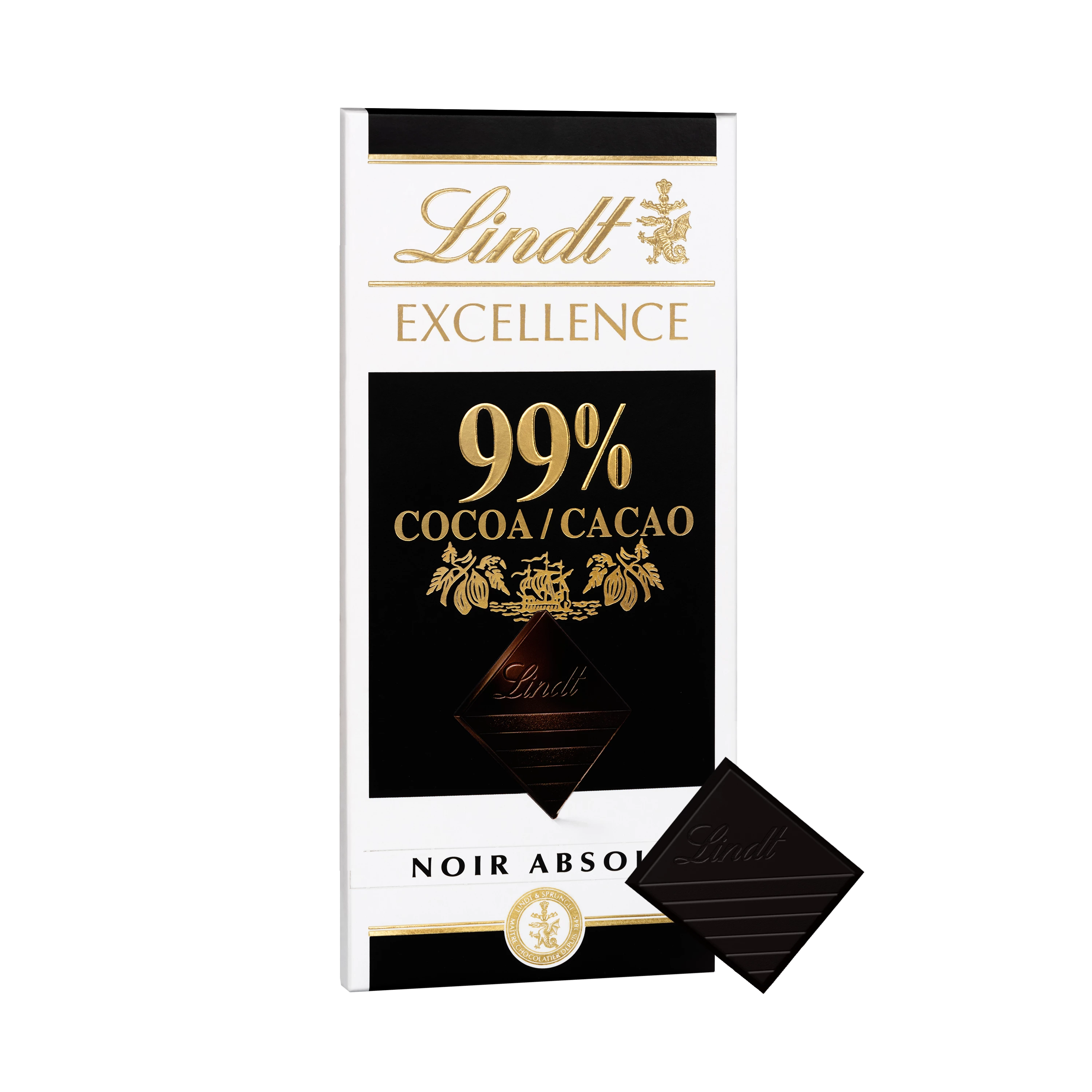Viên Cacao 99% Excellence Black 50 G - LINDT