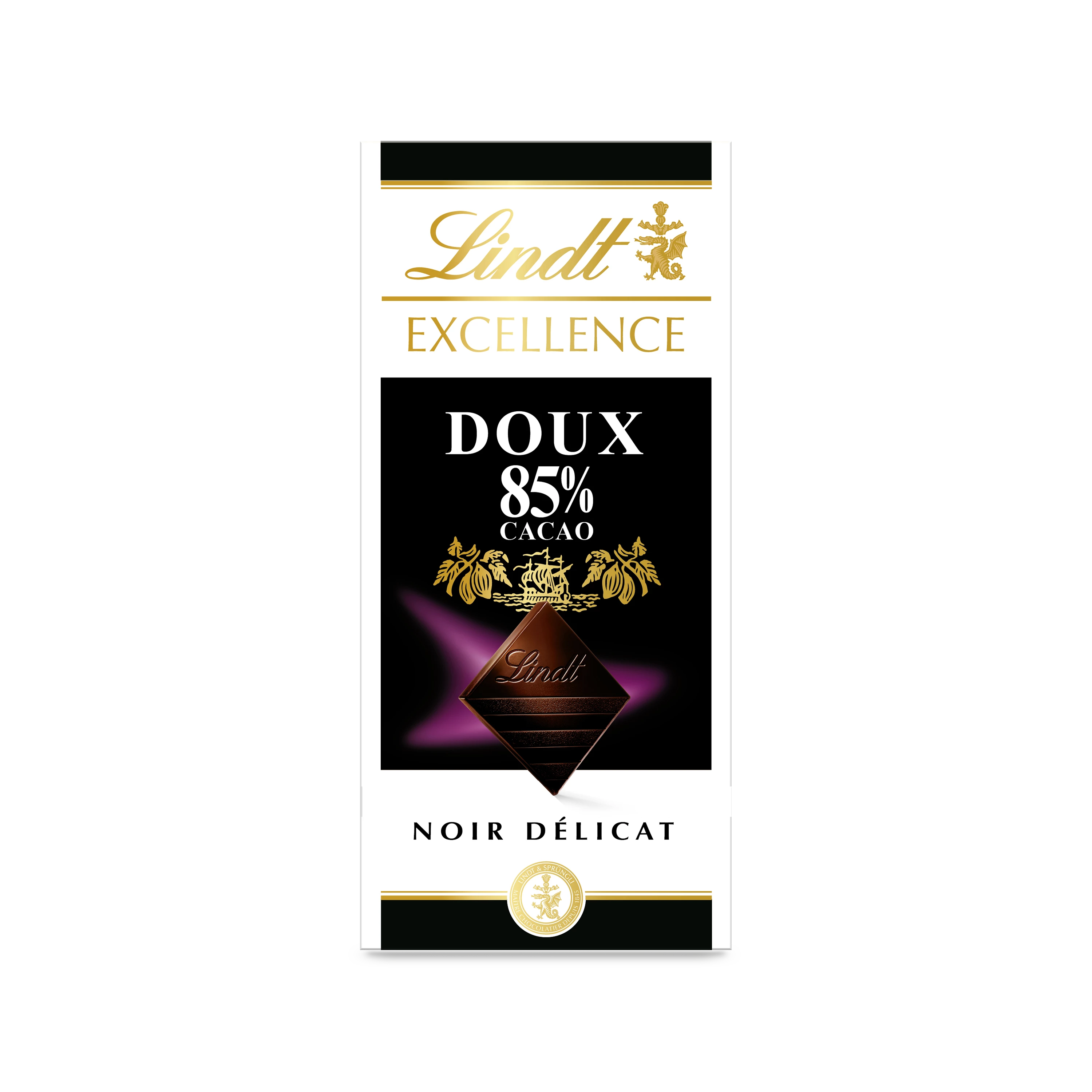 Excellence Tableta De Cacao Suave Oscuro 85% 100 G - LINDT