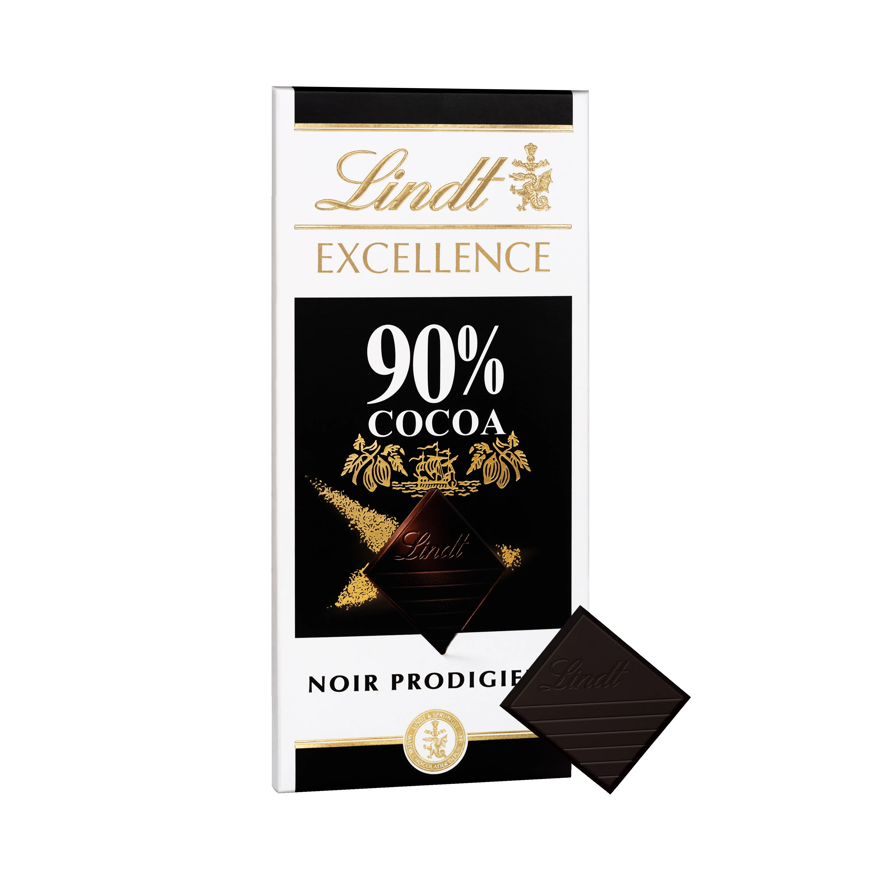 Таблетка Excellence Black 90% какао 100 г - LINDT
