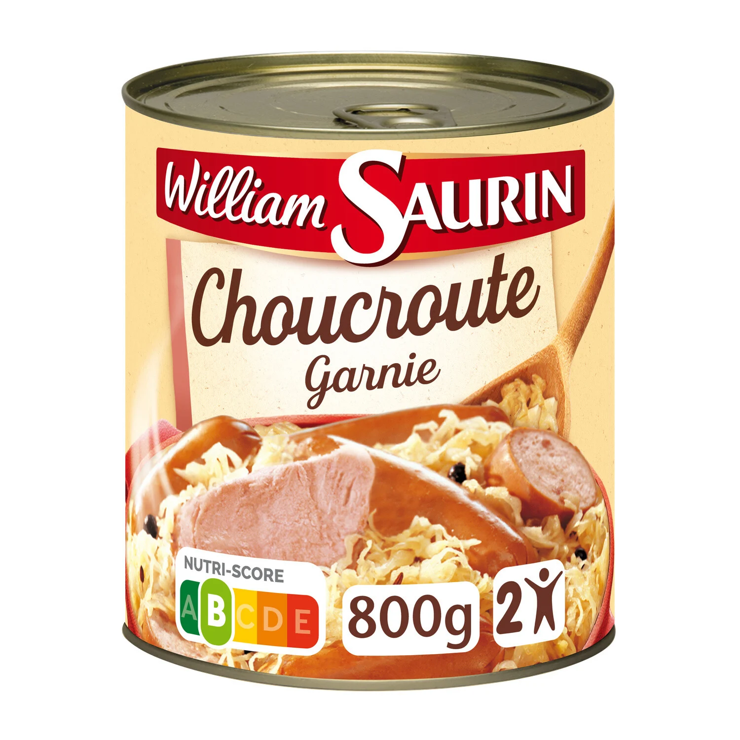 Plat Cuisiné Choucroute Garnie 800g - William Saurin